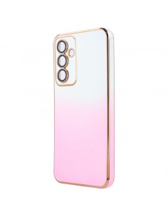 Funda Degradada con borde Dorado para Samsung Galaxy A54 5G 2