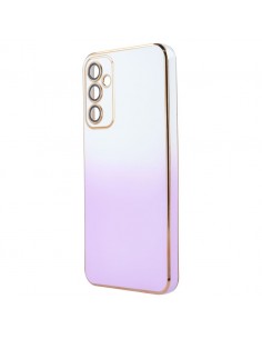 Funda Degradada con borde Dorado para Samsung Galaxy A34 5G 2
