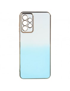 Funda Degradada con borde Dorado para Samsung Galaxy A13 4G