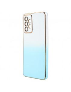Funda Degradada con borde Dorado para Samsung Galaxy A13 4G 2
