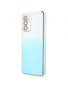 Funda Degradada con borde Dorado para Samsung Galaxy A13 5G 2