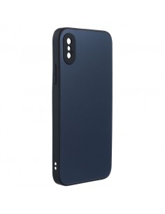 Funda Metalizada con Cubrecámara para iPhone X 2