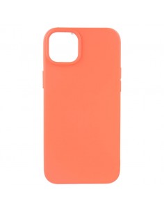Funda Silicona suave con cubreobjetivo para iPhone 15 Plus
