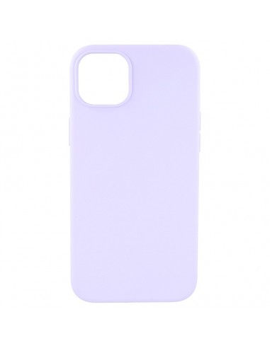 Funda Silicona suave con cubreobjetivo para iPhone 15 Plus