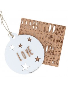 Bola de navidad de madera para Bola madera