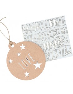 Bola de navidad de madera para Bola madera 2