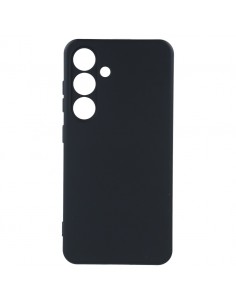 Funda Silicona suave con cubreobjetivo para Samsung Galaxy S24 Plus
