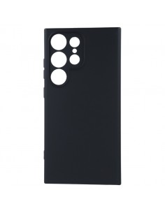 Funda Silicona suave con cubreobjetivo para Samsung Galaxy S24 Ultra