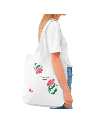 Bolso Yute Personalizado Floral - Día...