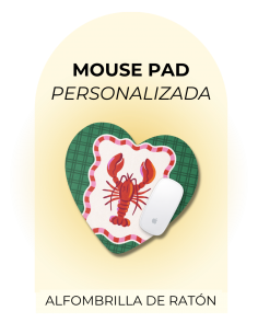 Mousepad personalizado corazón