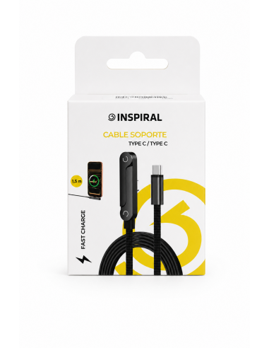 Cable C-C 1M con sistema de soporte