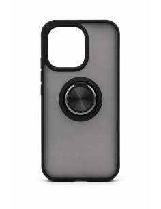 funda acrílica con anillo...