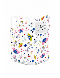 Funda con ventana decorada...