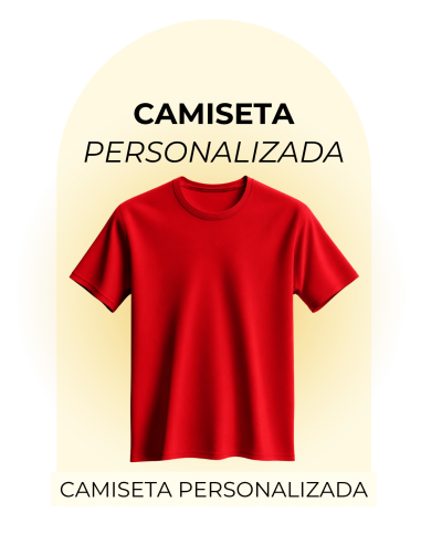 Camiseta Personalizada Roja