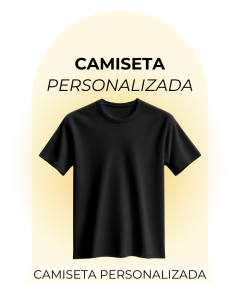 Camiseta Personalizada Negra