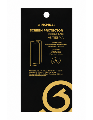 Cristal Protector Flexible Antiespía...