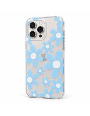 Funda floral iridiscente con flores...