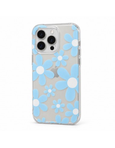 Funda floral iridiscente con flores...