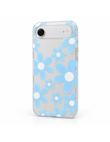 Funda floral iridiscente con flores...
