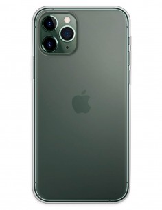 Funda Gel Silicona Liso Transparente para Apple iPhone 11 Pro