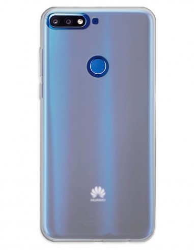 Funda Gel Silicona Liso Mate para Huawei Y7 Prime (2018)