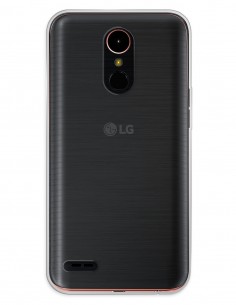 Funda Gel Silicona Liso Transparente para Lg K10 (2017)