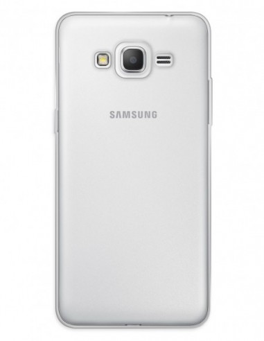 Funda Gel Silicona Liso Transparente para Samsung Galaxy Grand Prime