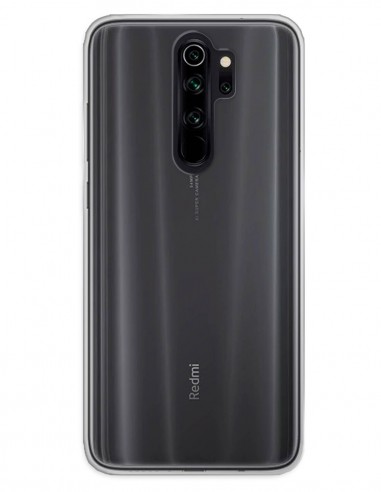 Funda Gel Silicona Liso Transparente para Xiaomi Redmi Note 8 Pro