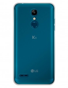 Funda Gel Silicona Liso Transparente para Lg K10 (2018)