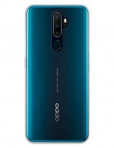 Funda Gel Silicona Liso Transparente para Oppo A9 (2020)